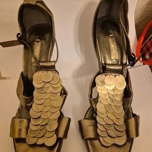 Next Women's Metallic Heeled Sandals
